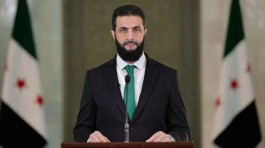 الرئيس السوري أحمد الشرع